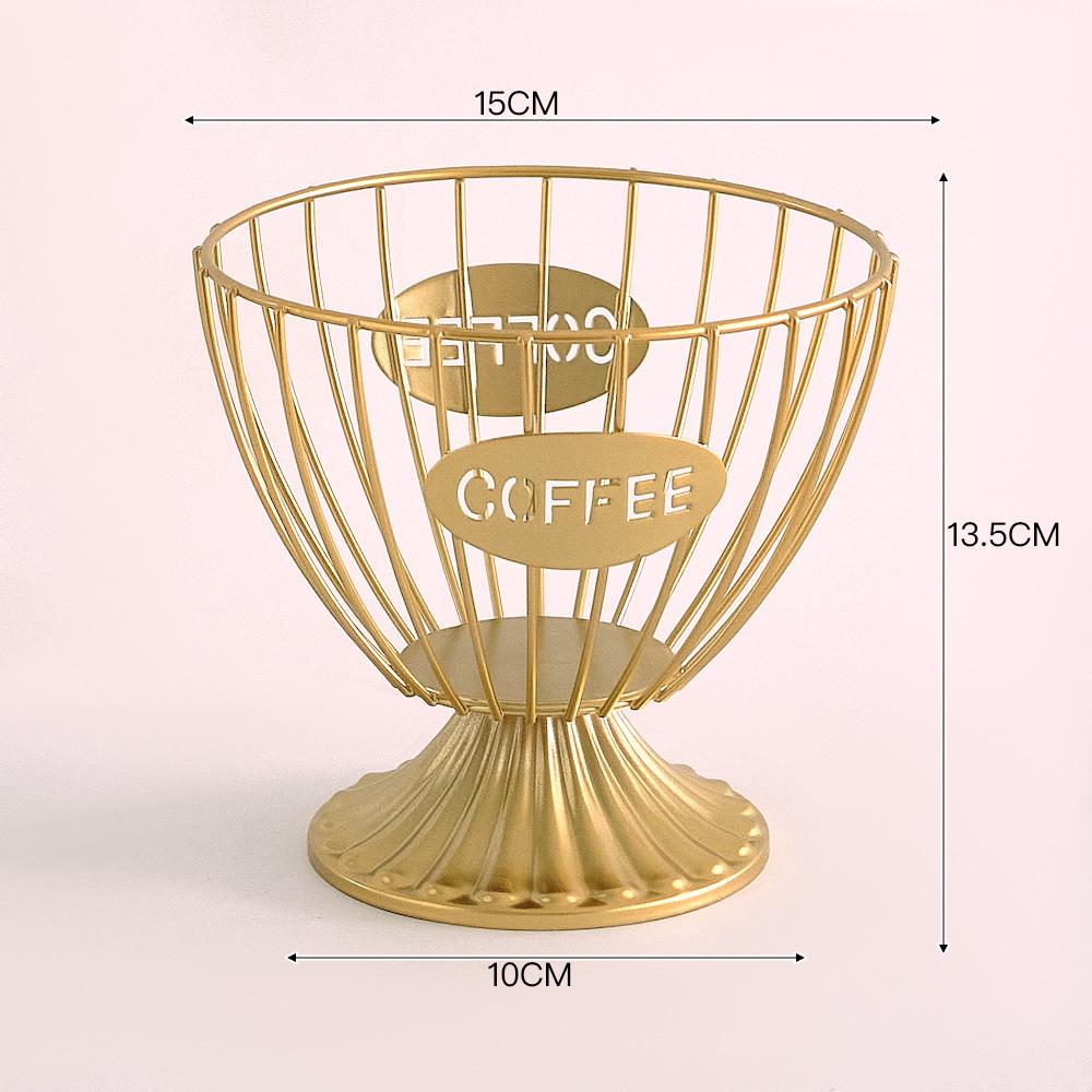Hafif Lüks Atıştırmalıklar Şekerleme Kahve Dükkanı Masa Sergileme Ev Kahve Kapsülü Rafı