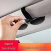 Multifunktionaler S-förmiger Auto-Sonnenbrillenhalter und Sonnenblenden-Clip-Organizer