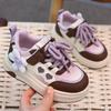 2026 Spring/Autumn Girls' Stylish Low-Top Skate Shoes – Cute, Soft Sole Casual Footwear for Little Girls