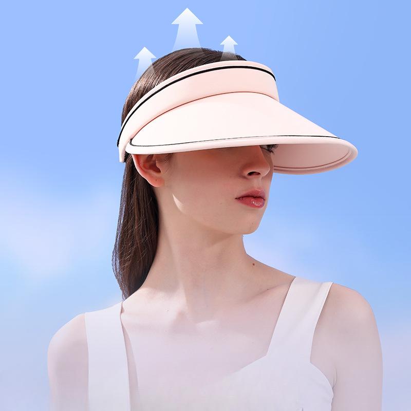 Sun Protection Hat for Women In Summer UV Anti Air Top Sun Hat Outdoor Face Covering Sun Hat Showing Small Face