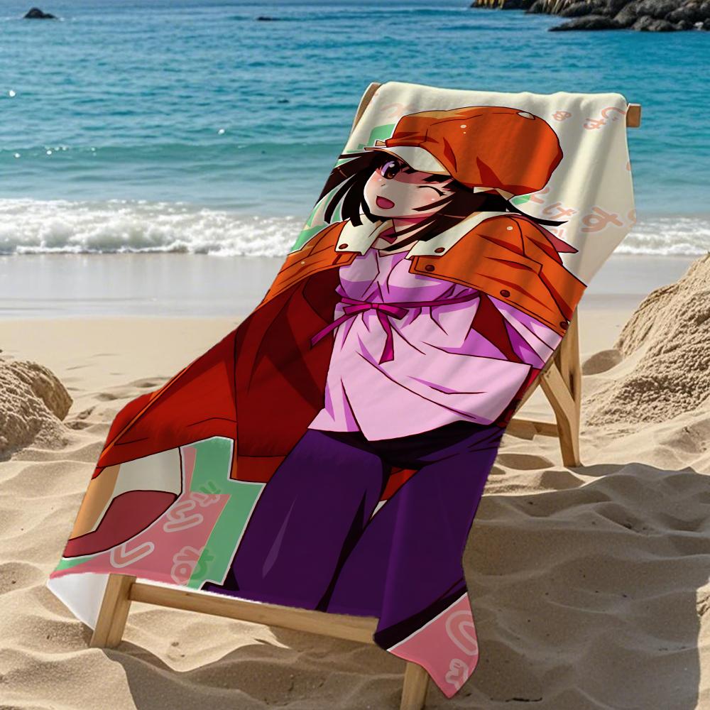Mysterious B-BakemonogatariS Towel Five-Star Hotel Quality Eco-Friendly Ultra Soft Thick Towels & Beach Towels