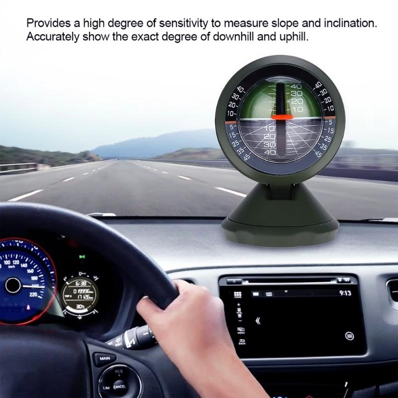 Automatic Sensing Vehicle Angles Detector With Large Display Screen Shockproof ABS Construction Automotive Car Accessory