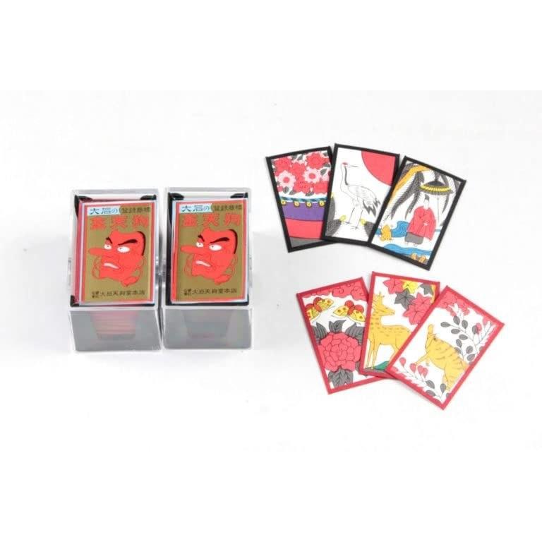 Hanafuda Kintenku Black Plastic Case Established Kansei 12 Oishi Tengu-do