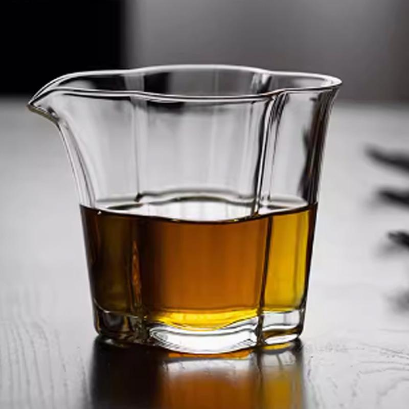 

Elegant Handmade Transparent Borosilicate Glass Tea Cup - Heat-Resistant, High-End Sense, Ideal for Tea Ceremonies Continued Painting