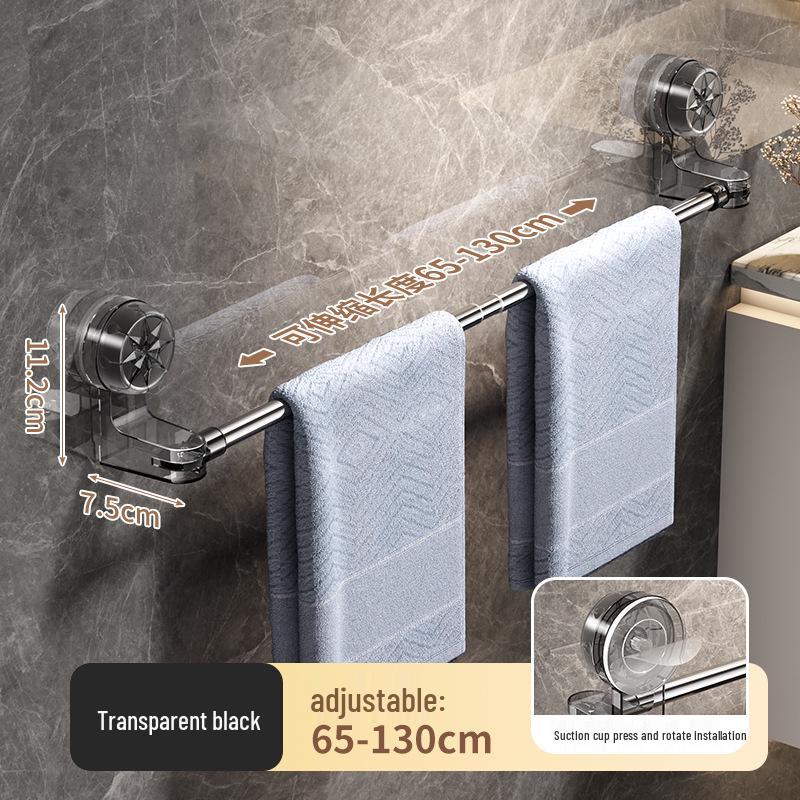 

Телескопическая вешалка для полотенец на присосках без сверления – Прочный настенный держатель для хранения в ванной для полотенец