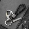 Men's Waist-Mounted Keychain with Box Cutter, Creative Key Ring, Anti-Lost Phone Number Tag Pendant
