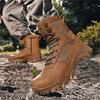 Herren Taktischer Stiefel Knöchel Wüste Militär Jagd Wanderschuhe Hohe Qualität Unisex Armee Wasserdicht Marke Motorrad Kletterschuhe