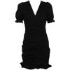 French Hepburn Small Man Pure Desire Pleated Black Dress Chic Unique Slim and Thin Fishtail Short Skirt Zixia