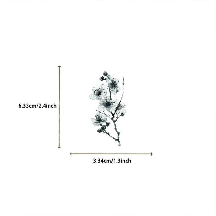 50Counts Flower Plant Sticker Water Resistant Aesthetic Sticker for Art Craft Scrapbooking Journal Phone Guitar Laptop