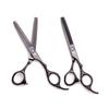 Professional Hairdressing Scissors 5.5" 6'' Purple Dragon Japan 440C Thinning Shears Douuble Side Teeth 15% Thinning Rate