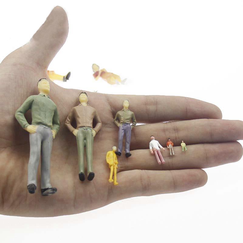 Architectural Sand Table Model Figures: Colored Miniature People & Railway Workers