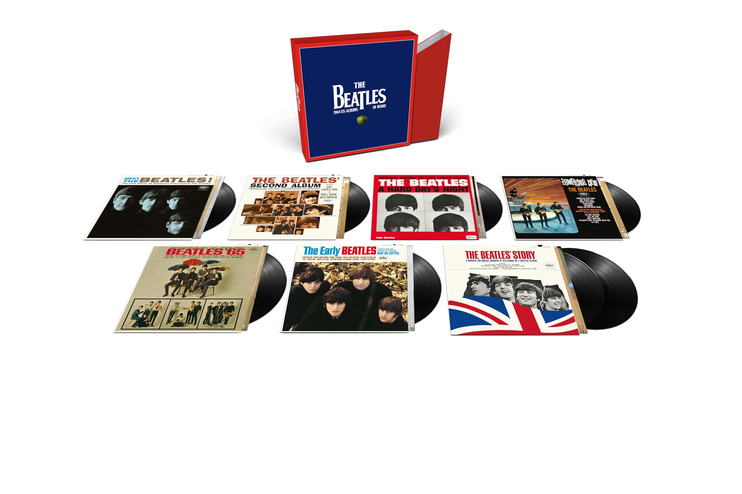 

Альбоми 1964 року в MONO Box Beatles US. (Набір 8LP) (Обмежене видання) [Аналоговий]