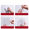 Plastic Wall Mount Organizer Storage Box Container Bin for Dorm Bathroom and Office Phone Holder Basket