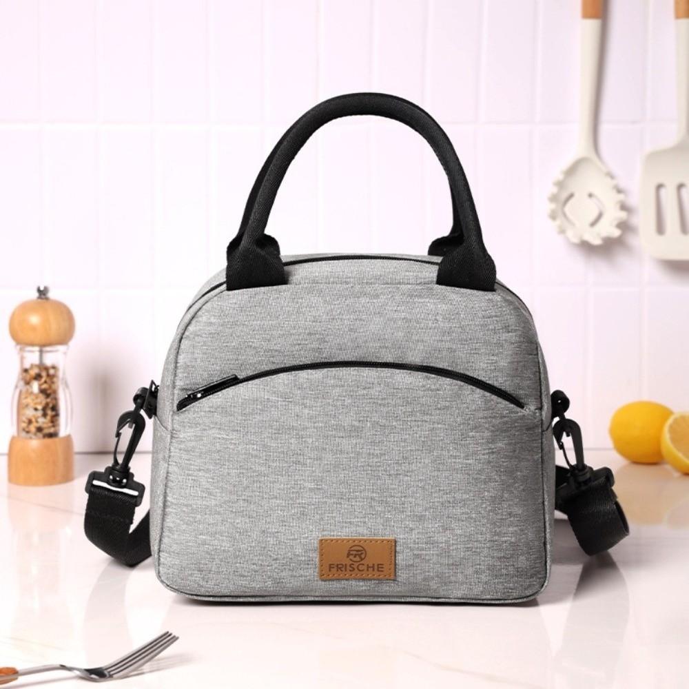 Oilproof Cooler Bag Leakproof Food Bag Portable Insulated Bag  Office