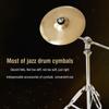 10pcs Jazz Drum Cymbal Felt Pads Musical Instrument Accessories Gray