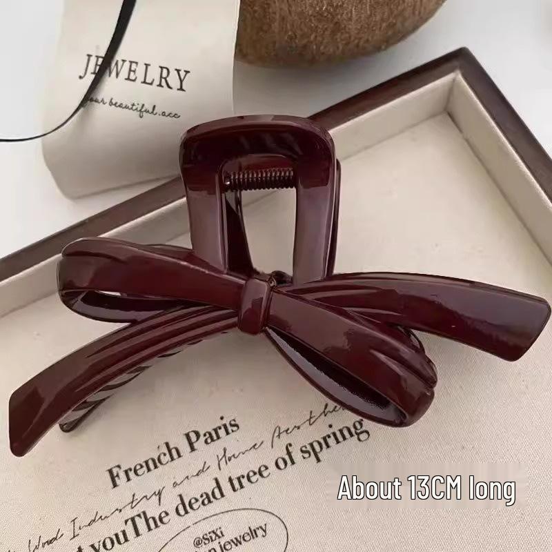 Großer französischer Retro-Klammer-Haarclip für elegante Damenfrisuren.