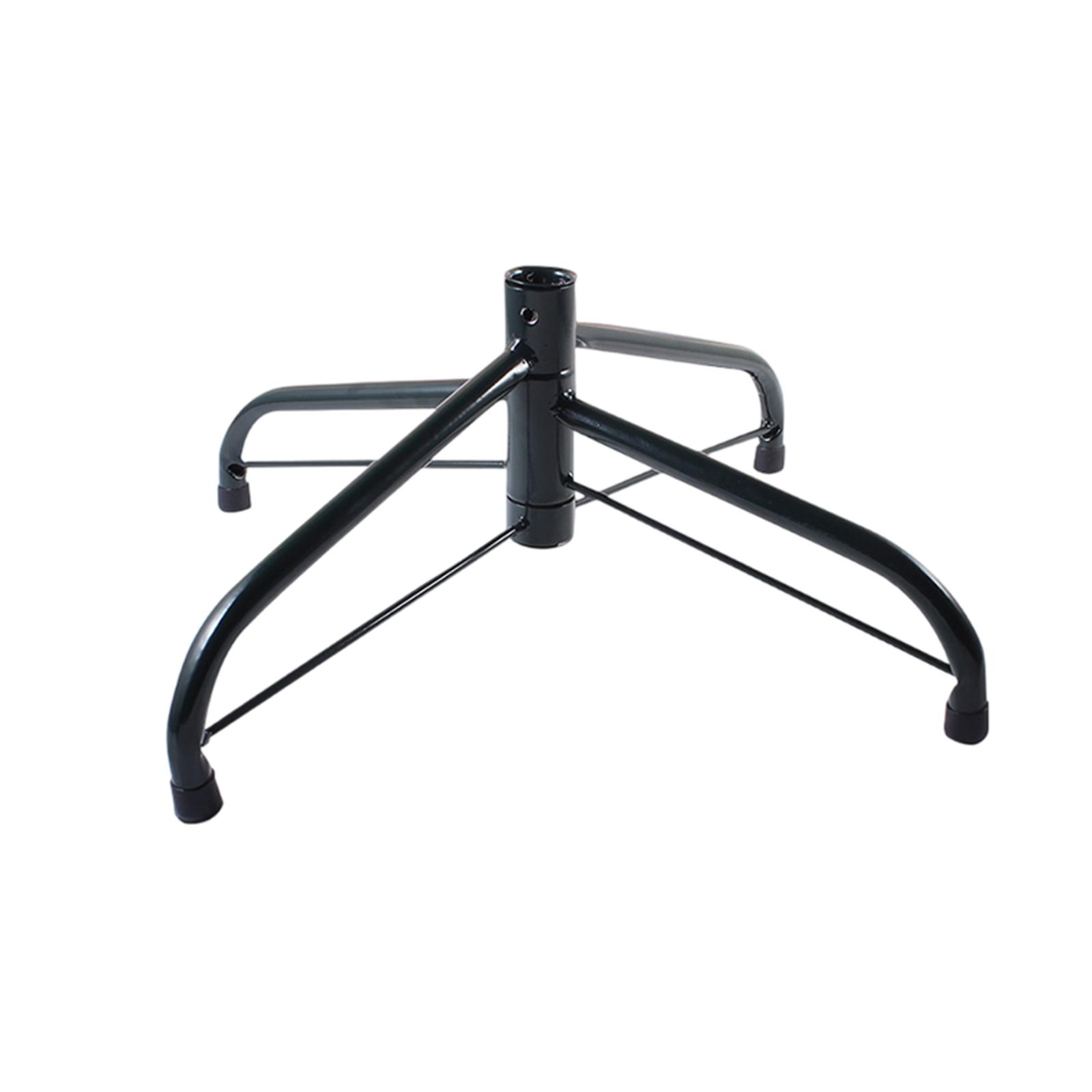

Metal Chritstmas Tree Stand, 16.55 Inch Christmas Tree Stand For 3 To 7ft Christmas Trees,fits 0.5-1.35 Inch Pole,Folding Christmas Tree Stand One Size чёрный