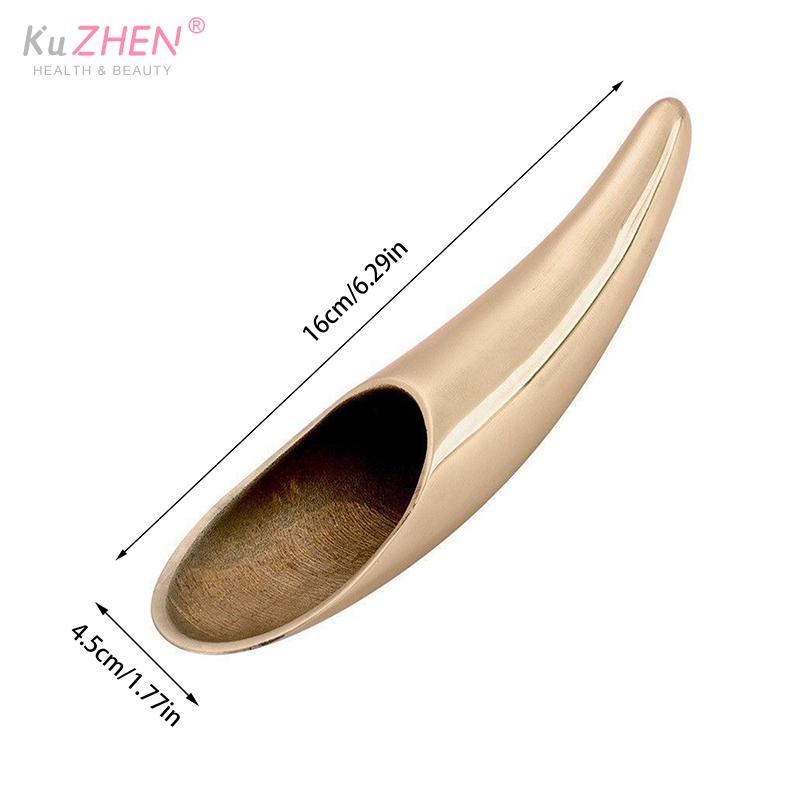 1PC Pure Copper Guasha Plate Back Shoulder Neck Body Guasha Massage Tool Whole Body Universal Foot Massage Brass Scraping Knife