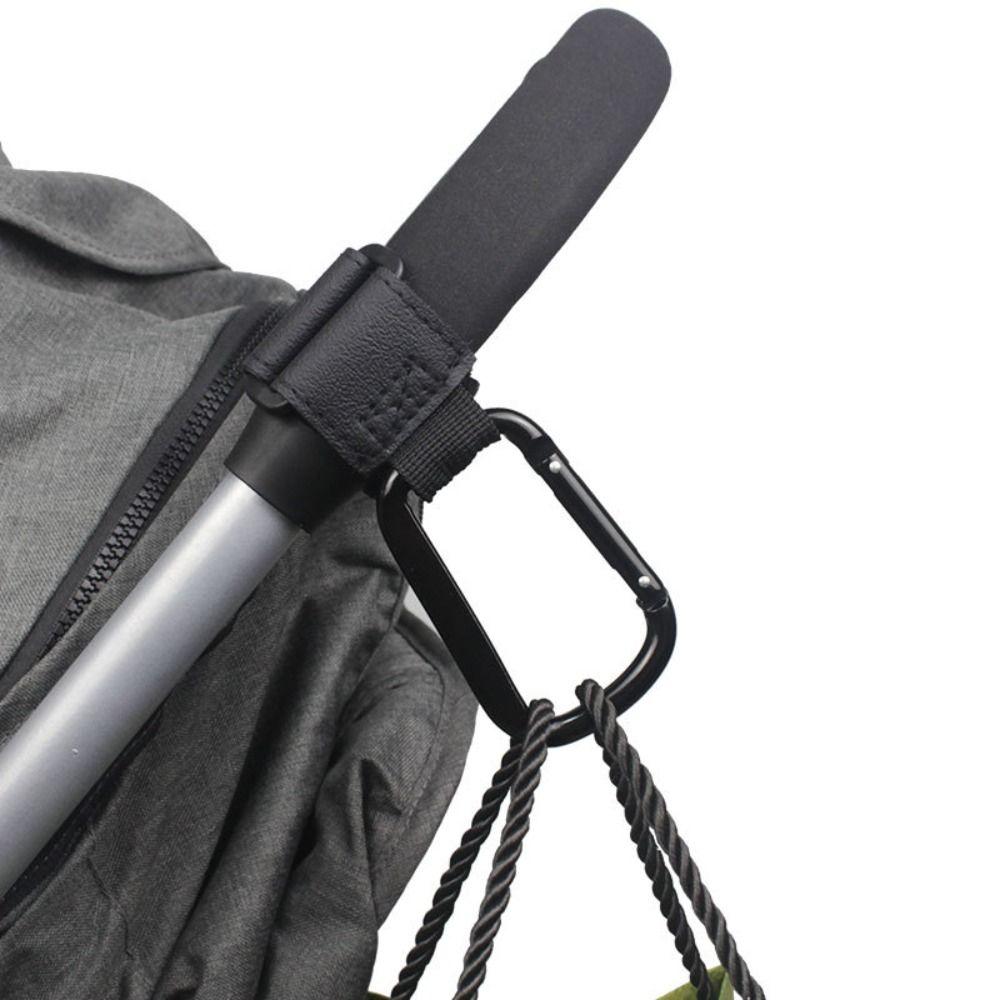 Carriage Bag Hooks PU Baby Bag Stroller Hooks Baby Hanger Hooking Up Pram Hooks Bag Hanger
