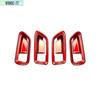 Red Interior Door Bowl Cover Trim Fit For Toyota GR Corolla Hatchback -