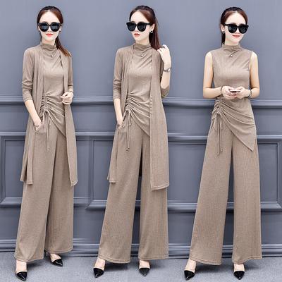 Ensemble Uniforme de Bureau pour Dames Haut Simple Couche + Pantalon Ensemble 2 Pièces