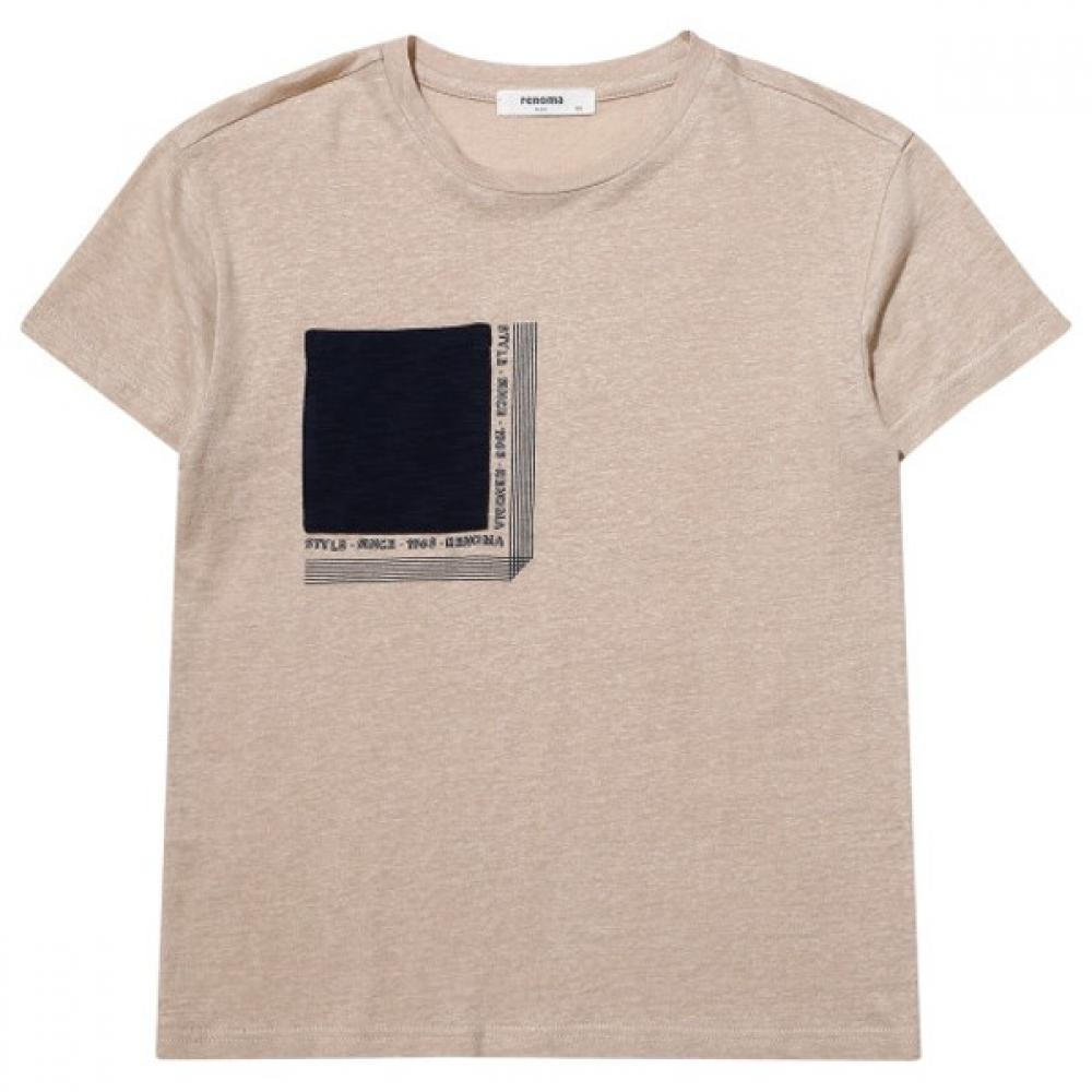 

[renoma Kids] Lenoma Kids Boys PockeT PoinT OverfiT T shirT Beige/110