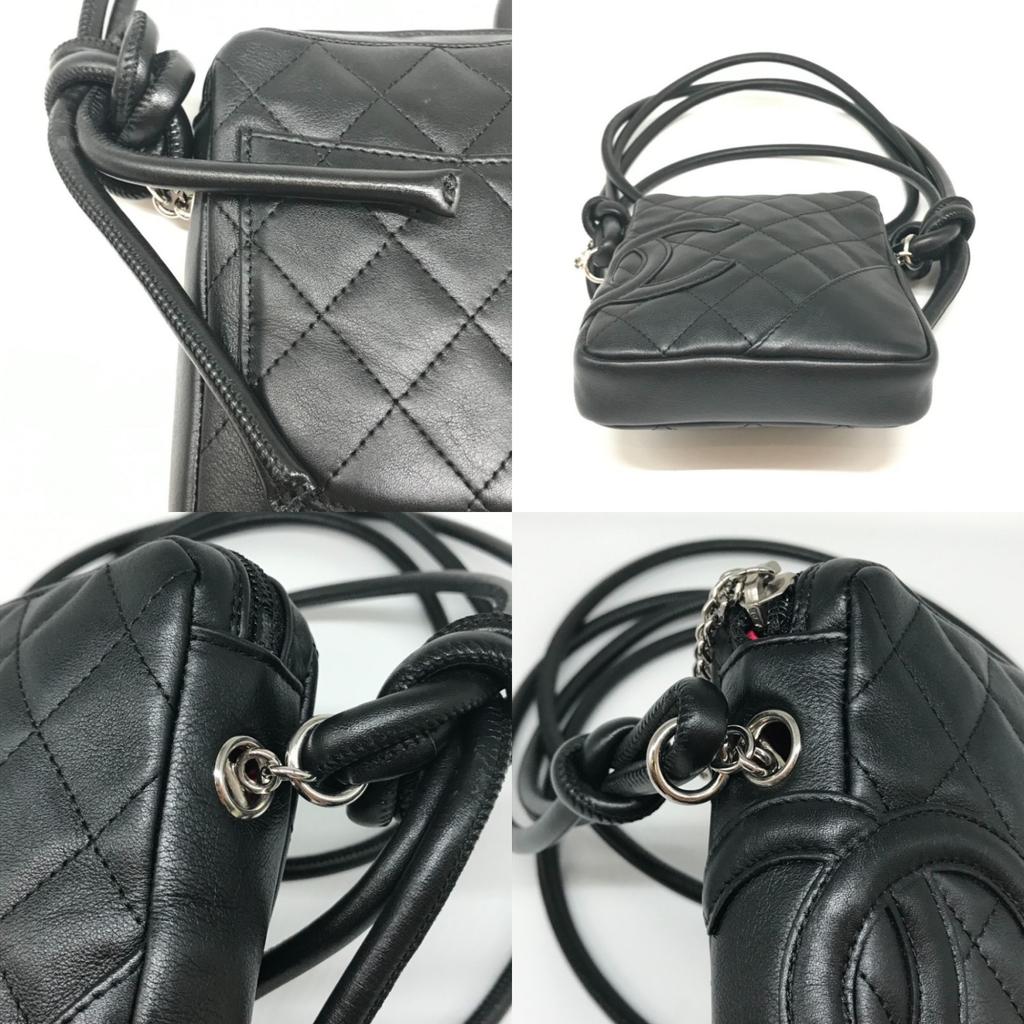 Used CHANEL Cambon lineShoulder Bag leather Women