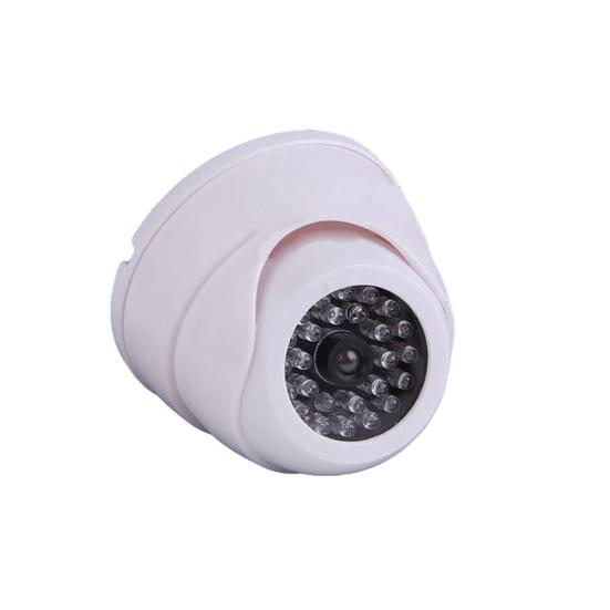 

Fake Wireless CCTV Surveillance Security Dome Flashing LED Light Dummy Camera