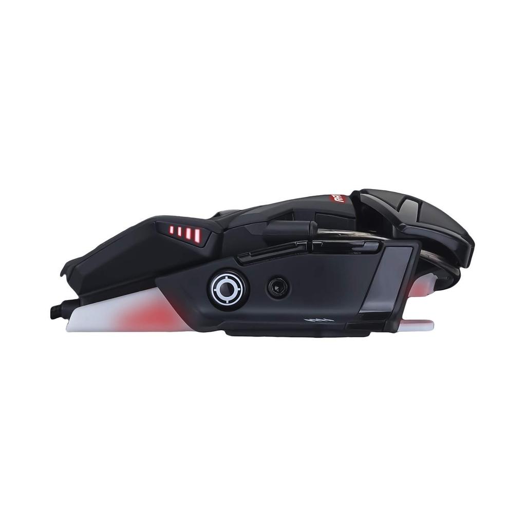 Mad Catz R.A.T.4 Plus Gaming Mouse, FPS, 7200DPI, Continuously Adjustable DPI, Sniper Aim Button, PS4
