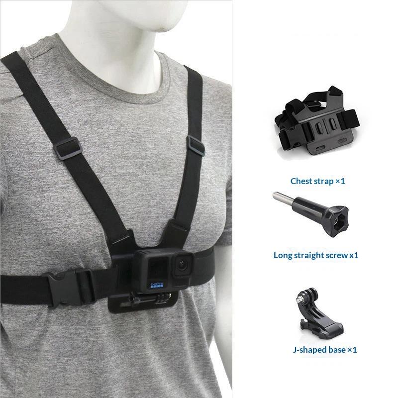 Action Camera Accessories Kit Adjustable Chest Strap Mount for Phone   Osmo Action Camping Travel Vlog Recording