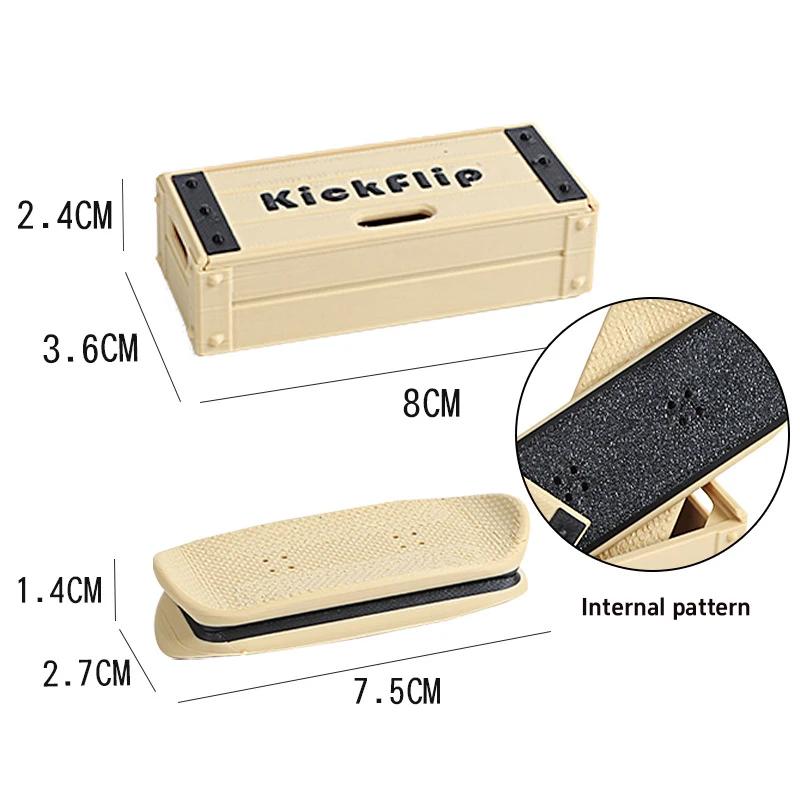 Finger Skateboards Magnetic Mini Deck Fidget Finger Skate Board For Kids Party Boys Classroom Birthday New Year Gifts