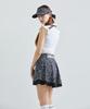 CHUCUCHU Rosé Double Flare Skirt (Black) Cbfss-Sk005W