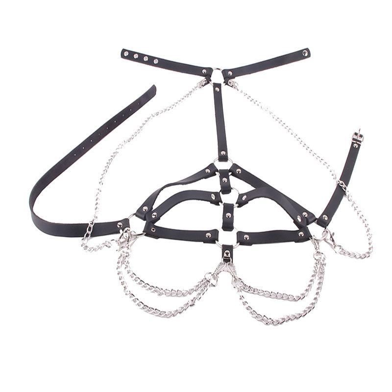 

Сексуальная цепочка для тела в стиле гот-панк, женские модные ремни для женщин, праздничная одежда, готические аксессуары чёрный