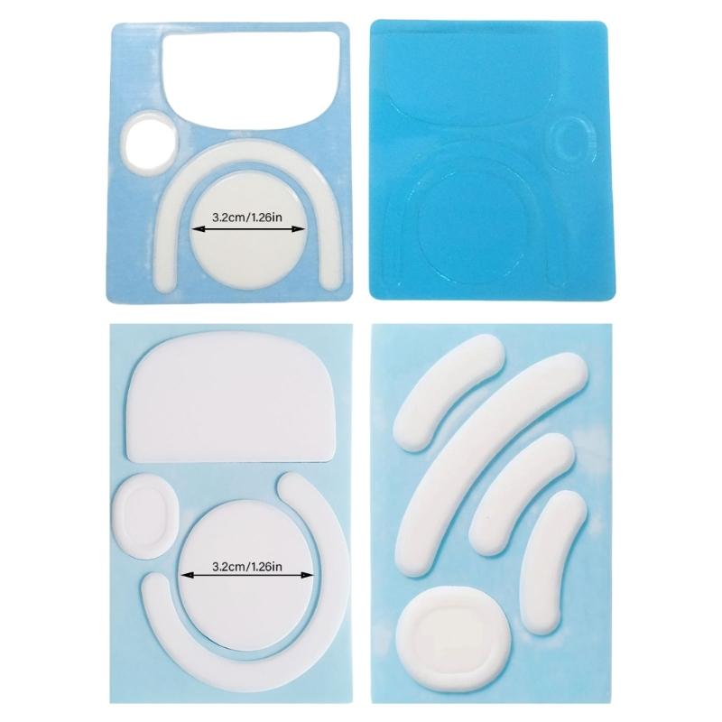 Ice Edition Mouse Skates Stickers Mouse Feet Pad Round Glides Curveds Edges for GProWireless GPROX Superlight 2 Mouse