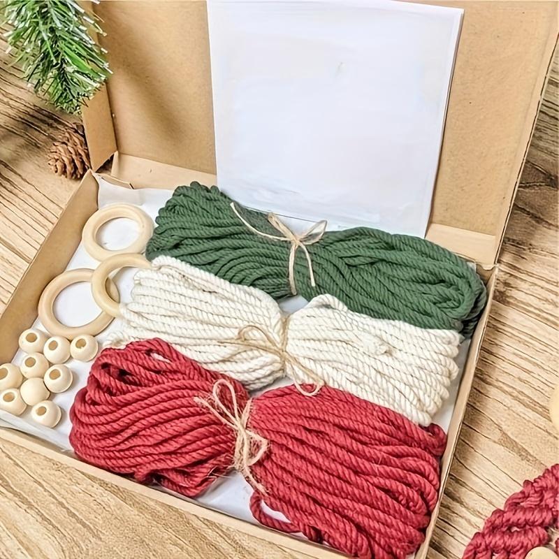 Christmas 3pcs DIY Kit, Weaving Craft Gift Set | for Family and Friends, for Home Decoration, and a Wonderful Festive Present