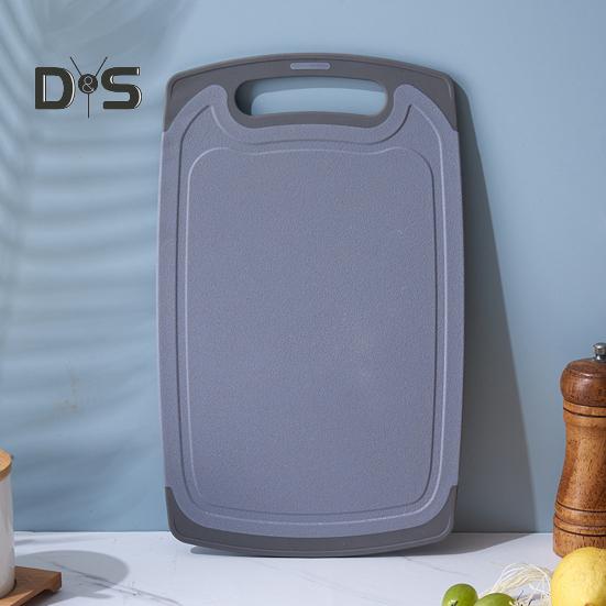 Double-sided Cutting Board Vegetable Meat Chopping Board with Grooves Easy Grip Handle Non-Slip Kitchen Essential for Foodies And Chefs