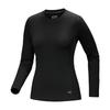Arc Teryx Fw25 Lã Merino Gola Redonda Manga Longa Feminino Satoro