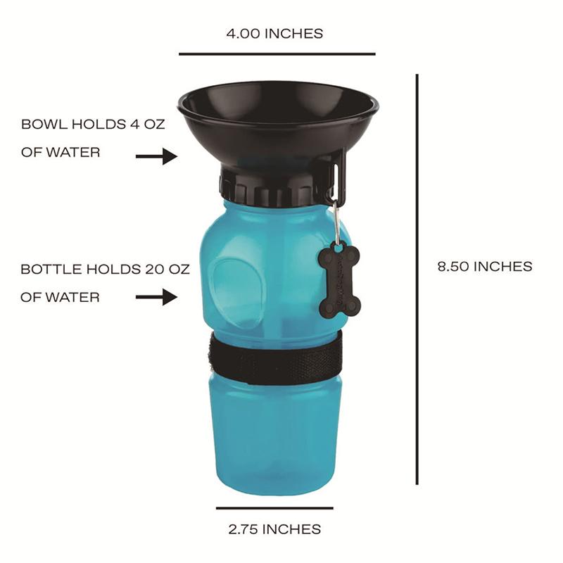 1Pc Portable Dog Water Bottle Food And Container Storage For Dogs Travel Drinking Bowls Feeder Pet Accessory