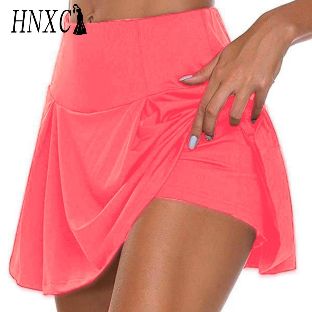 HNXC 13 Barev Dámská Módní Ležérní Jednobarevná Potisk Letní Jarní Sukně