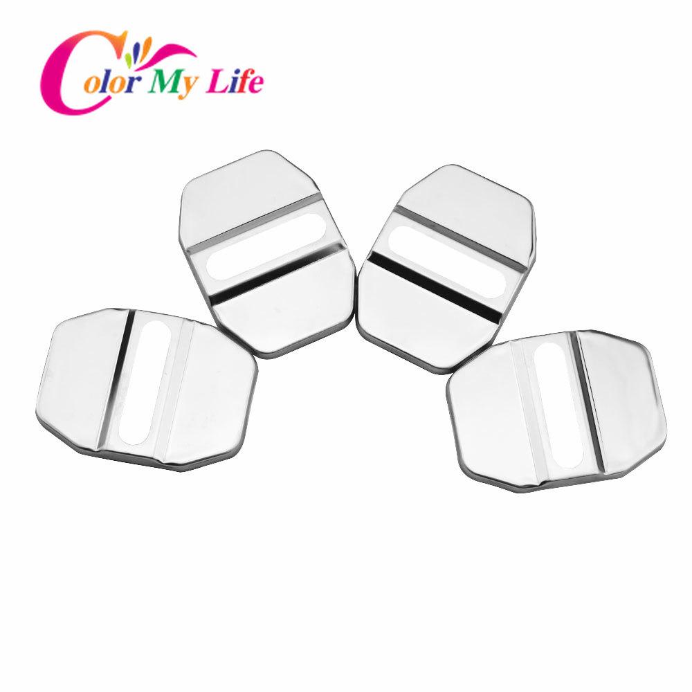 Color My Life 4 Teile/satz Edelstahl Auto Türschloss Schutz Abdeckung Für Jeep Renegade 2014 - 