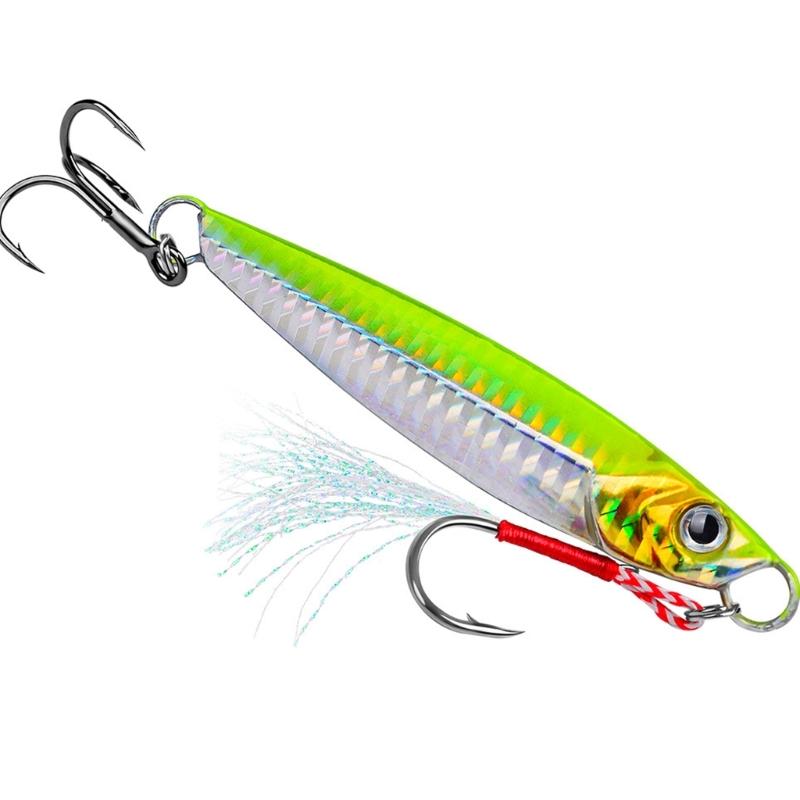 13g/30g/60g Jig Lure Saltwater Fishing Lures Fast Sinking Jigging Baits Fishing Lures Swimbait for Walleye