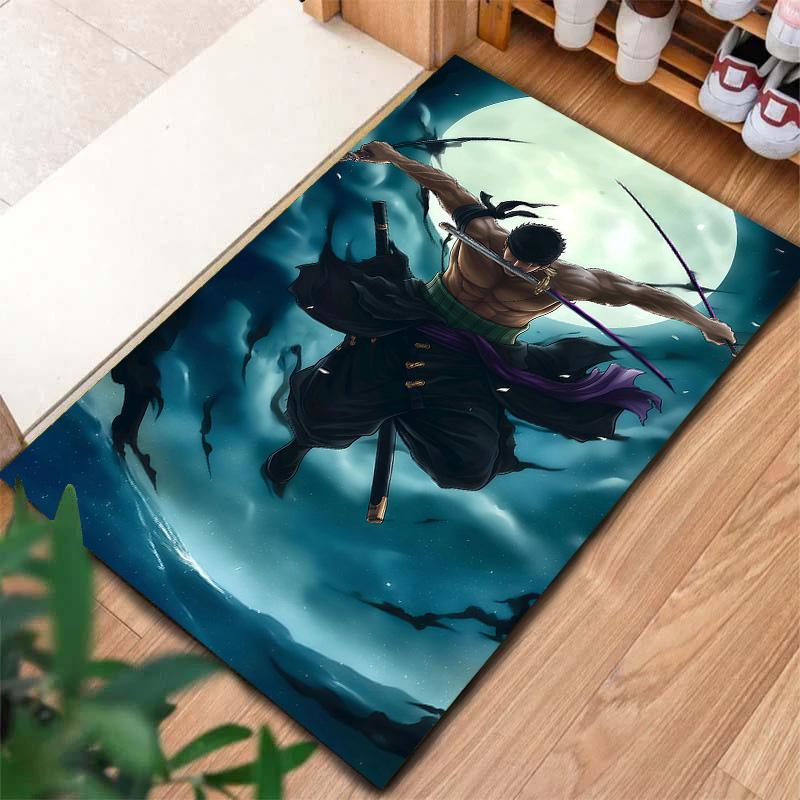 Roronoa Zoro Carpet Rug For Living Room Bedroom Home Sofa Decoration,kids Play Nonslip Floor Mat