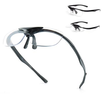ESAVIA Magnifying Blue Light Magnifying for Detailed Newspaper Fishing Flip-Up Glasses, 1.0-3.0x Magnification, Blocking, Bifocal, Eyeglasses, Work,