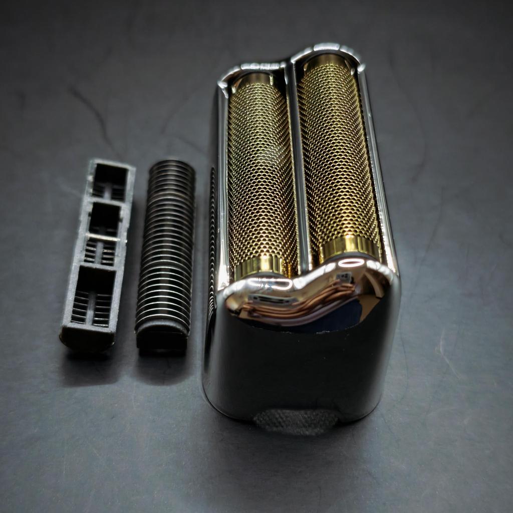 1X Außenfolie + 2X Klingen Prewave Ersatz für Babyliss Pro FoilFX02 #FXRF2G FXFS2G FXRF2 Rasierer Silberne Teile