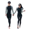 Women Men UV Protection Rash Guard Set Long Sleeve Top Pants Quick Dry Swimwear Snorkeling Surfing Swimming