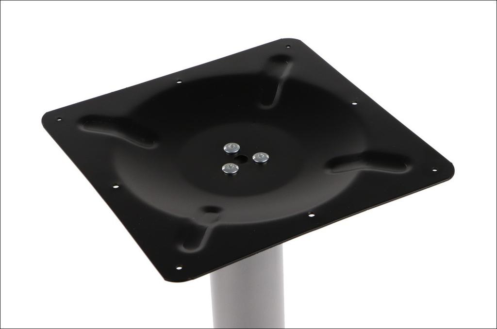 Brushed stainless steel table base SH-2002-1//6 - 45x45