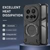 For Xiaomi 15 15 Ultra Mechanical Super Cooling Magnetic Wireless Charging Support Drop-Resistant Phone Case