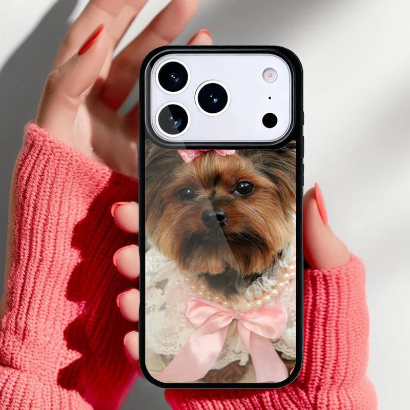 Yorkshire Terrier Yorkie Dog Pet Animal Phone Case for iPhone 17 Air 16e 15 14 13 Pro Max Back Cover for 12 11 Pro Coque