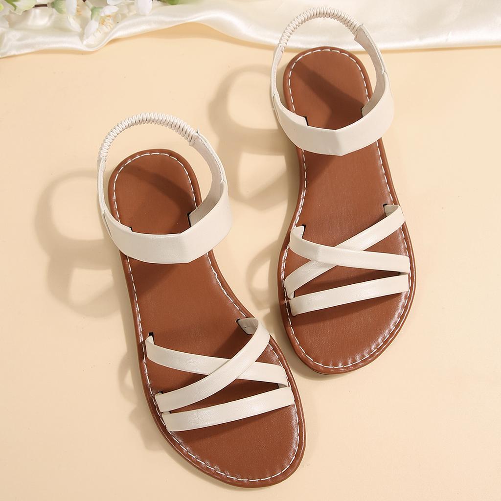 Large Size 22 New Sandals Flats European and American Sandals Roman Shoes Beach Shoes