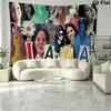 Lana Del Rey Wall Tapestry Aesthetic Wall Hanging Printed Fabric Blanket Decorative Tapestries for Bedroom Living Room Home Decor